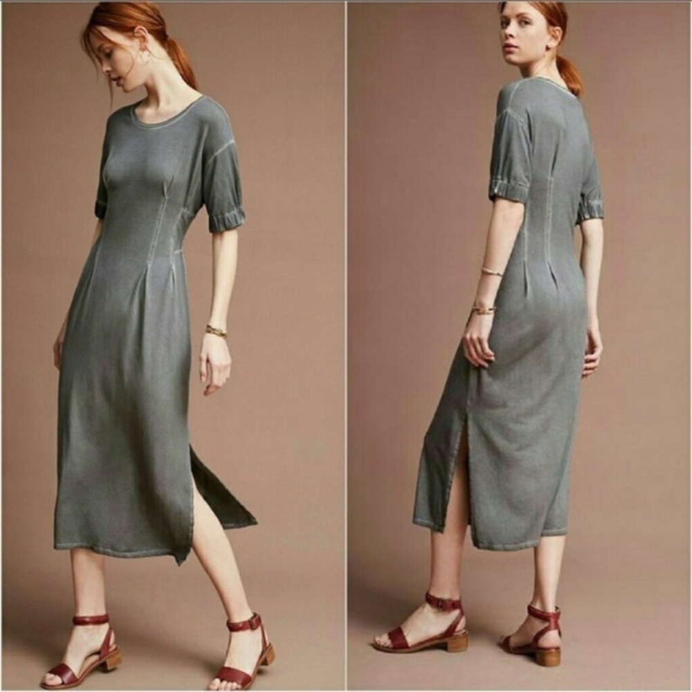 Anthropologie Holding Horses Gatherer Midi Dress